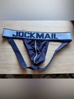 JOCKMAIL Men’s Navy Blue Athletic Jockstrap